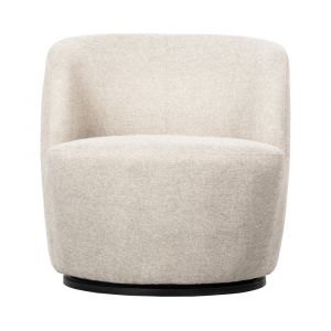 Woood Serra - Fauteuil pivotant design en tissu