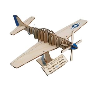 Artesania 30216 - Maquette avion en bois Art & Wood North American P51 Mustang