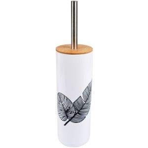 Image de Brosse WC Bambou "Amazonia" Blanc Prix