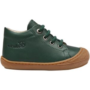 Naturino Chaussures Premiers Pas en Cuir, Vert foncé 17