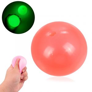 Dam Boule en silicone antistress de 5,5 cm, brille dans l'obscurit&eacute;.
