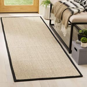 Tapis Sisal Noir 75 X 245