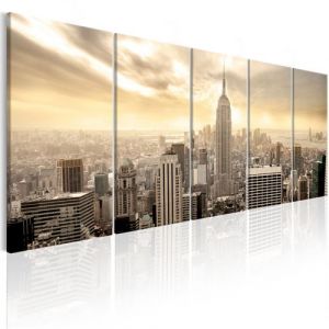 Image de Artgeist Tableau - New York: View on Manhattan 200x80