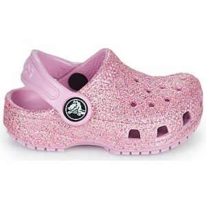 Crocs Sabots enfant CLASSIC GLITTER CLOG T Rose - Taille 24 / 25,19 / 20,23 / 24,25 / 26,27 / 28,22 / 23,20 / 21