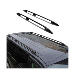 Omac Barres de toit longitudinales - VW T5 Transporter 2003-2015 - Aluminium - Noir - 75 kg