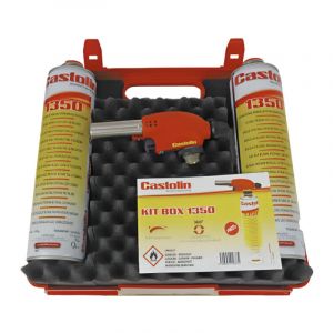 Castolin Kit valise Box chalumeau + deux cartouches 1350