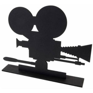 Ruedelafete Centre de table Caméra Projecteur de cinéma sur socle 30cm