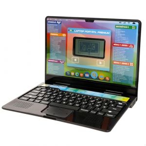 WinFun Ordinateur Portable pour Enfant, &eacute;cran LCD Lumineux, Espagnol et Anglais, Jeux, Musique, Lettres et Mots, 60 activit&eacute;s, Jeux pour Enfants, Jouet &eacute;ducatif, Jouets Enfants 4 Ans (39371)