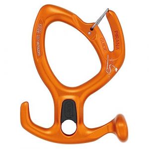 Petzl Pirana Guide, Discrétion d'embrayage Réglable avec Un Asola Éperon Et Verrouillable pour Le Torrentisme, Orange, U, Adulte Unisexe