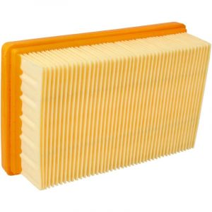 Vhbw Filtre plissé plat compatible avec Kärcher wd 4 s V-20/5/22, wd 4 V-20/5/22, wd 5 p s V-25/5/22 aspirateur - Élément filtrant