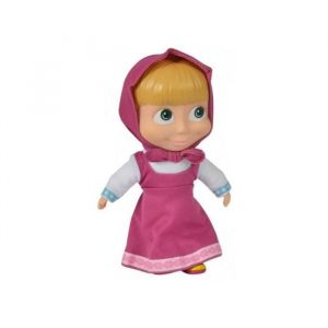 Simba Toys Set poupee masha 21 cm - poupée corps souple - licence masha et michka - jouet enfant