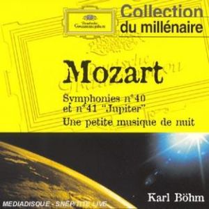Universal music SYMPHONIES N 40 ETN 41 'JUPITER' PETITE MUSIQUE DE NUIT