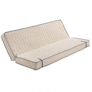 Matelas Ferme Pour tous Clic Clac + Alese 140x190 x 13 cm Mousse Premium - Dim Assise 70 cm - 5 zones de Confort - Haute Resilience - Hypoallergenique