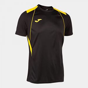 Joma Championship VII T-Shirt, Noir/Jaune, M Homme