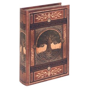 Signes Grimalt Bo&icirc;te &agrave; livres d&eacute;corative Arbre de vie &ndash; Un rangement &eacute;l&eacute;gant et discret pour la maison et le bureau