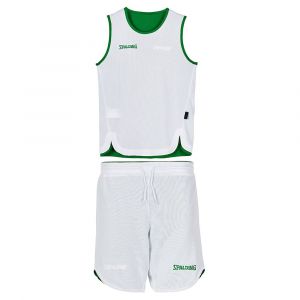 Spalding Ensemble Double Face pour Enfant M Vert foncé/Blanc