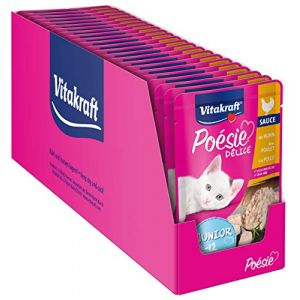 Vitakraft Nourriture pour Chat Nourriture Humide Poésie Deli de Sauce Pouch Junior 35290