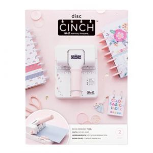 Image de AMERICAN CRAFTS/WE R MEMORY Mini Cinch Outil de reliure 661310 Blanc/Rose