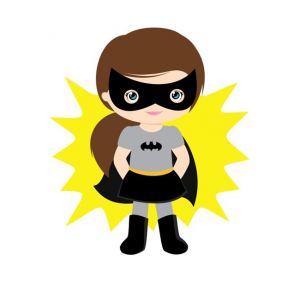 Fabulous Poster Batgirl batman fille dessin (31cm x 40cm)