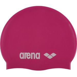 Image de Arena Classic Silicone Jr Bonnet Silicone Junior Taille Unique Fuxia/White