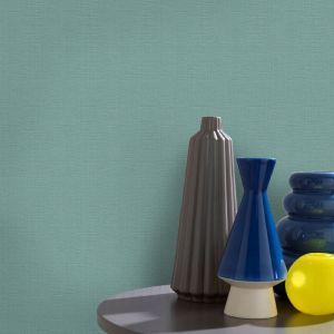 Superfresco Easy Papier peint Intiss&eacute; Uni Vinyle 1005 x 52cm Vert