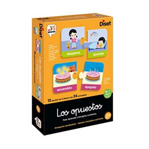 Diset Les opposés Jeu éducatif, Invalid ASIN, 63866, Multicolore