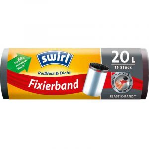 Swirl Sacs poubelle à pédale - bande de fixation élastique -20l -pack/15 - 6769842