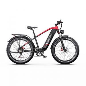 Vélo Électrique Onesport Ot07 - Roues De 27,5 Pouces, Moteur Central Bafang De 250 W, Batterie 36 V 14 Ah, Autonomie De 90 À 120 Kilomètres, Freins À Disque Hydrauliques - Blanc