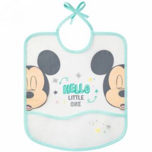 Babycalin Bavoir à poche Hello Little One Mickey et Minnie