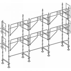 Altrad Chafaudage Façadier 60 m²