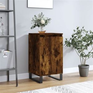 VidaXL Buffet chêne fumé 40x35x70 cm bois d'ingénierie