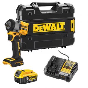 Dewalt Boulonneuse à chocs compacte ½'' 406Nm 18V DEW 22P1-QW avec coffret et 1 batterie