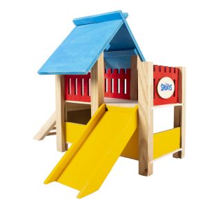 Jouet pour rongeurs maisonnette en bois pour le fromage Duvoplus