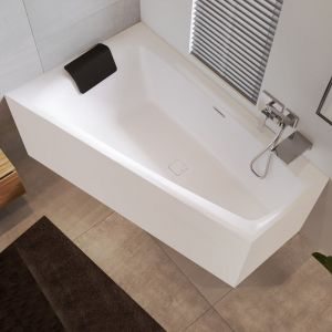 Riho Still Smart Baignoire d’angle, avec tablier, B101008005,