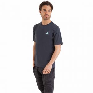 Athena Pyjama long manches courtes homme Homewear gris en coton