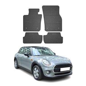 Omac Tapis de Sol pour Mini Cooper 2014-2020 Caoutchouc Noir