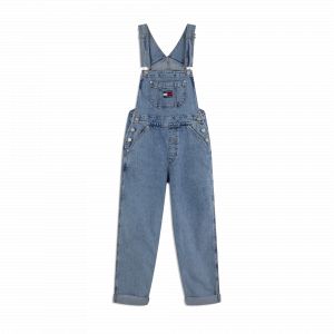 Tommy Jeans Salopette en jean à bretelles et poche sur la poitrine. Bleus - Taille 38
