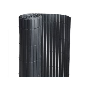 Canisse PVC double face Noir 18 m 6 rouleaux de 3 x 1,80 m