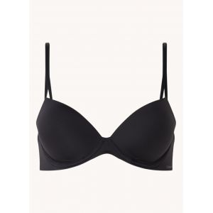 Calvin Klein Soutien-gorge push-up Seductive Comfort Light dos croisé Noir - Couleur Noir - Taille 90B