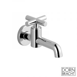 Dornbracht Valve de sortie Tara pour montage mural, eau froide, 30010892, Coloris: chrome - 30010892-00