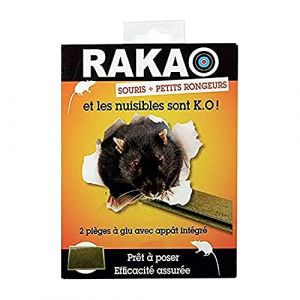 Lot de 2 plaques GLU SOURIS RAKAO