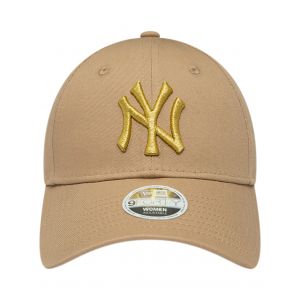 New era Casquette 9FORTY New York Yankees Metallic Beige