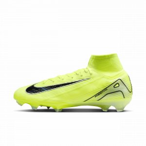 Nike Chaussure de foot montante &agrave; crampons Mercurial Superfly 10 Elite - Jaune - Taille 40 - Male