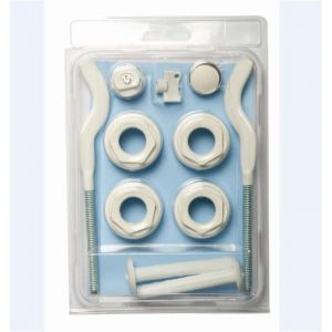 Fondital Kit universel bouchons et supports de radiateur fonte - Modèle 11/2 VIRFOLLET