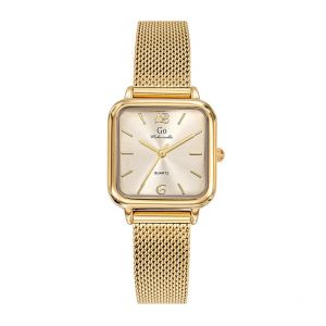 Montre femme Go Mademoiselle - 695612 Bracelet Acier Doré