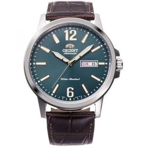 Orient Montre - Ra-Aa0c06e19b - Cadran Vert - Bracelet En Cuir Marron - &Eacute;tanch&eacute;it&eacute; 5 Atm