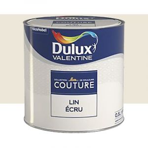 Dulux Valentine Peinture acrylique Couture Lin écru 0,5 l