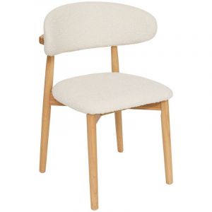 Atmosphera Lot de 2 chaises Sari blanc créateur d'intérieur
