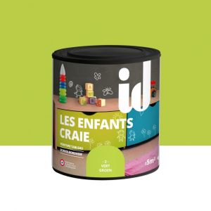 ID Paris Peinture LES ENFANTS CRAIE VERT 500ml