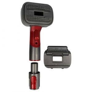 Vhbw Brosse pour poils 3-en-1 compatible avec Dyson V8 Absolute Extra (ancien modèle) aspirateur - autonettoyant, avec adaptateur